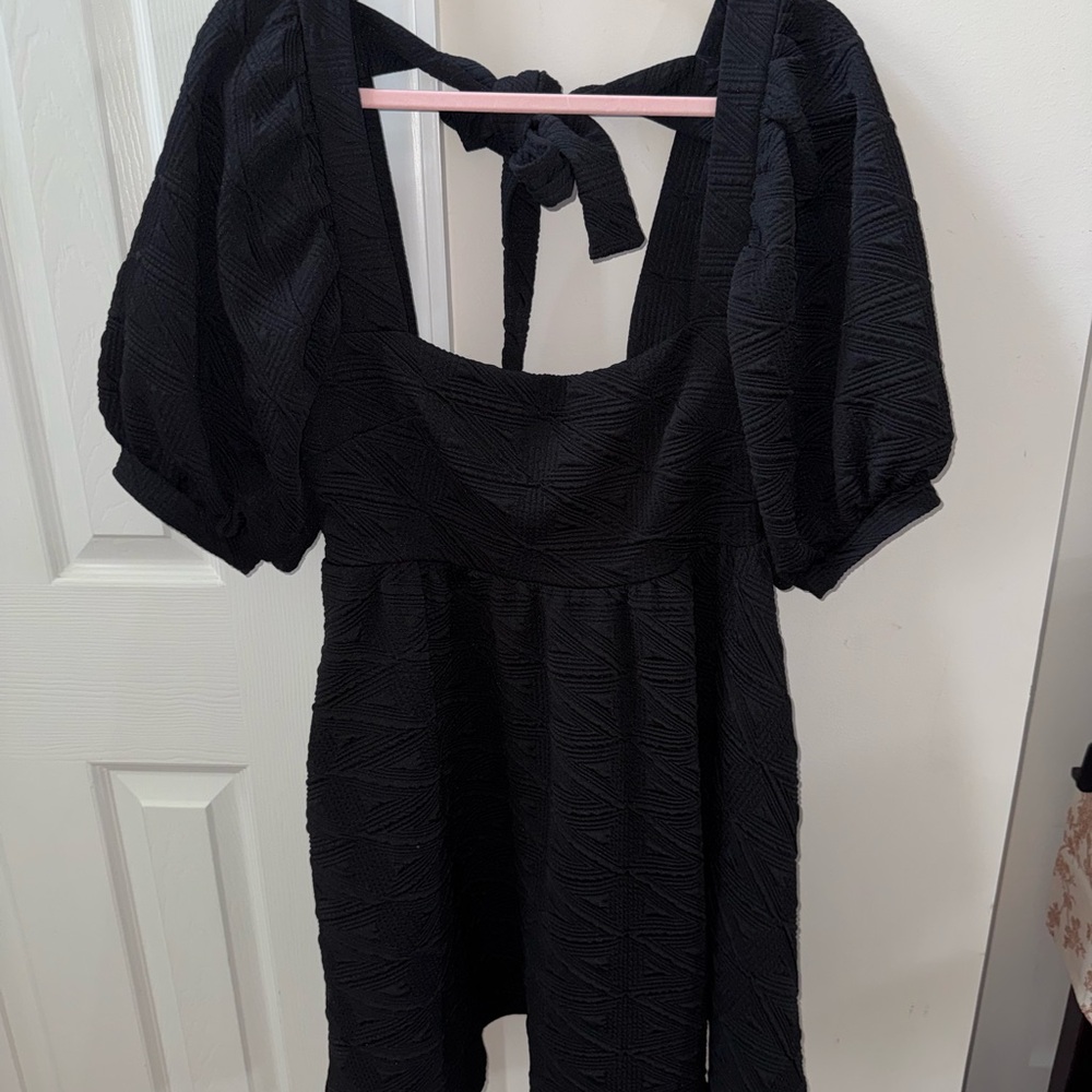 Free People Black Mini Dress